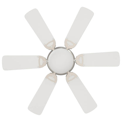 Ventilatore da soffitto con luce Ø 82 cm Bianco | homemem39