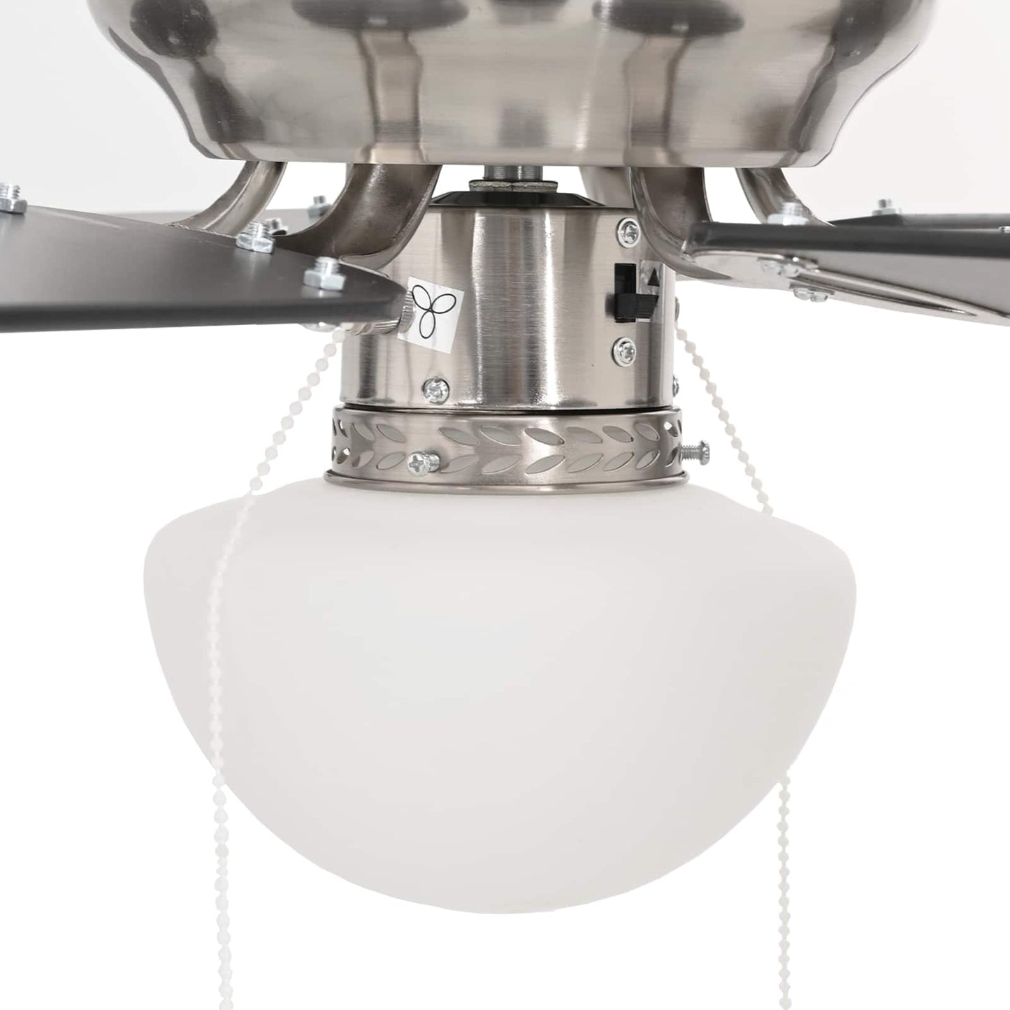 Ventilatore da soffitto con luce Ø 82 cm Nero | homemem39