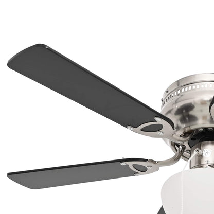Ventilatore da soffitto con luce Ø 82 cm Nero | homemem39