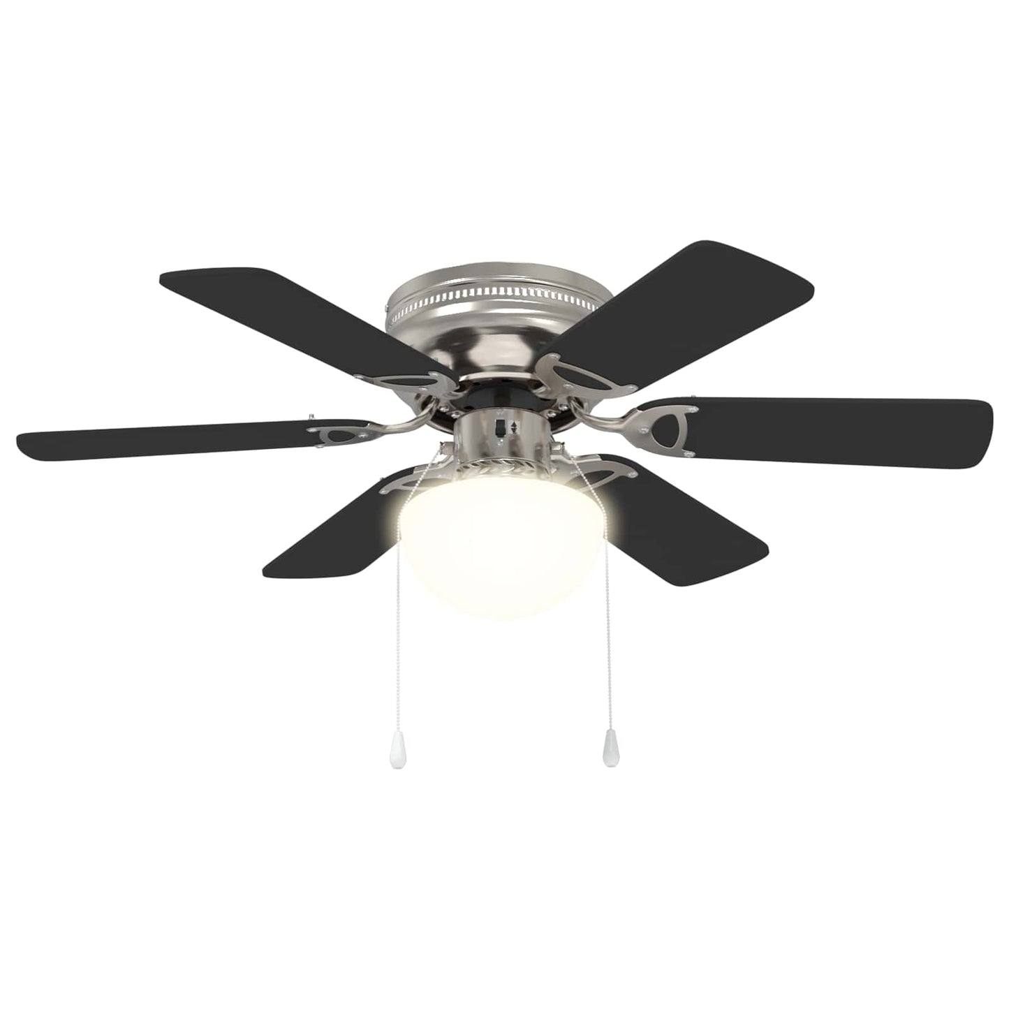 Ventilatore da soffitto con luce Ø 82 cm Nero | homemem39