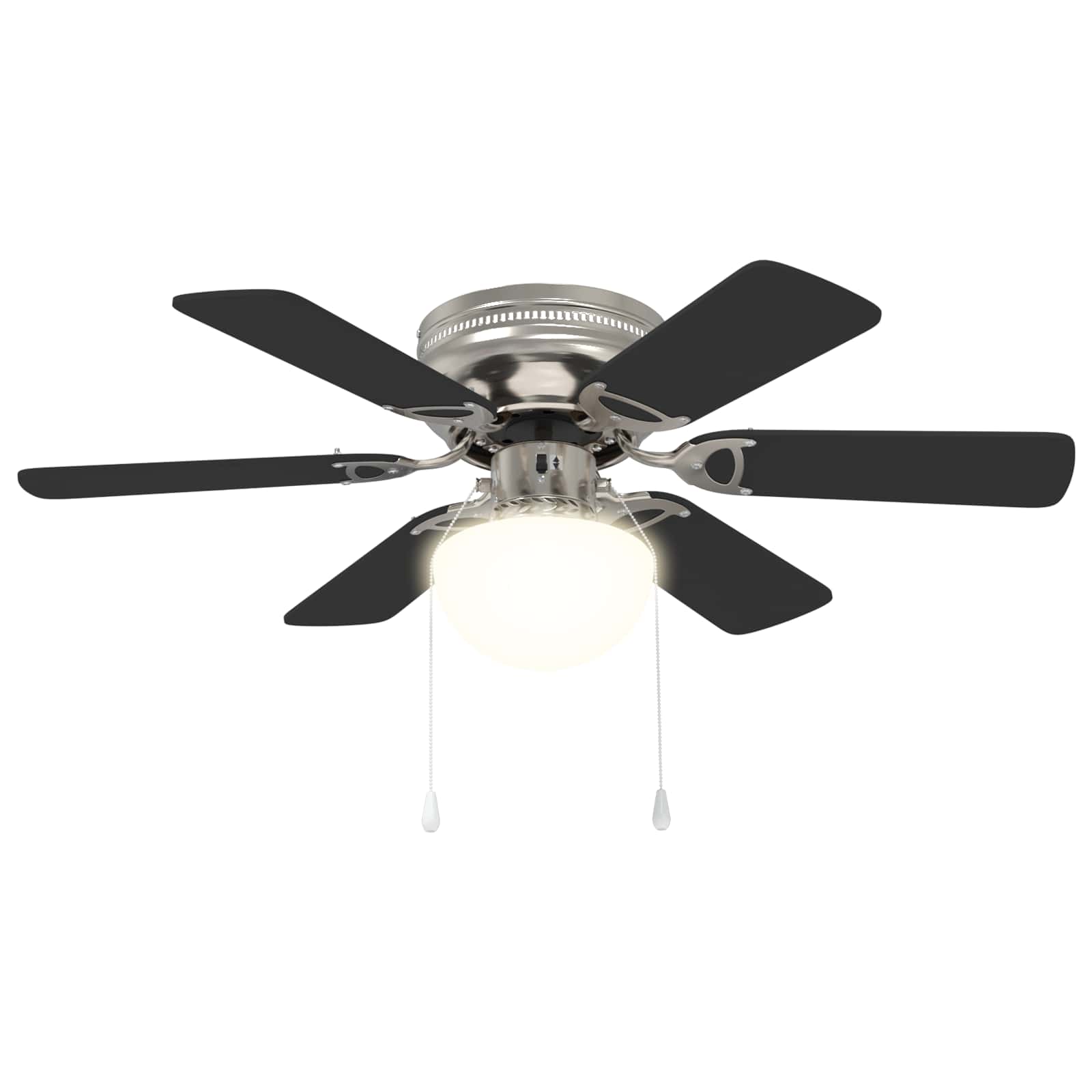 Ventilatore da soffitto con luce Ø 82 cm Nero | homemem39