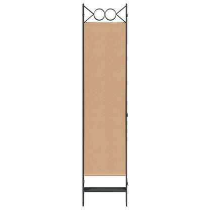Divisore per Stanza a 6 Pannelli Beige 240 x 180 cm Tessuto
