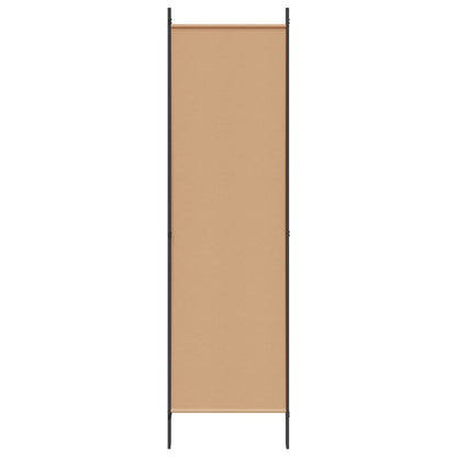 Paravento a 4 Pannelli Beige 200 x 180 cm Tessuto