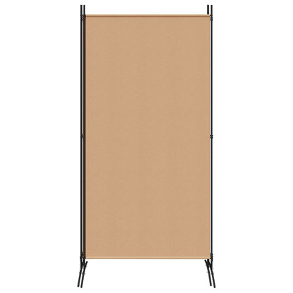 Paravento a 3 pannelli Beige 260 x 180 cm Tessuto