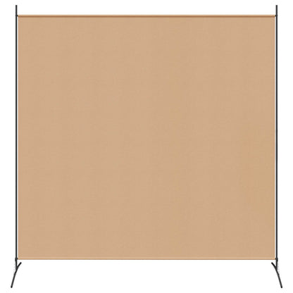 Divider per Stanze a Pannello Singolo Beige 175 x 180 cm