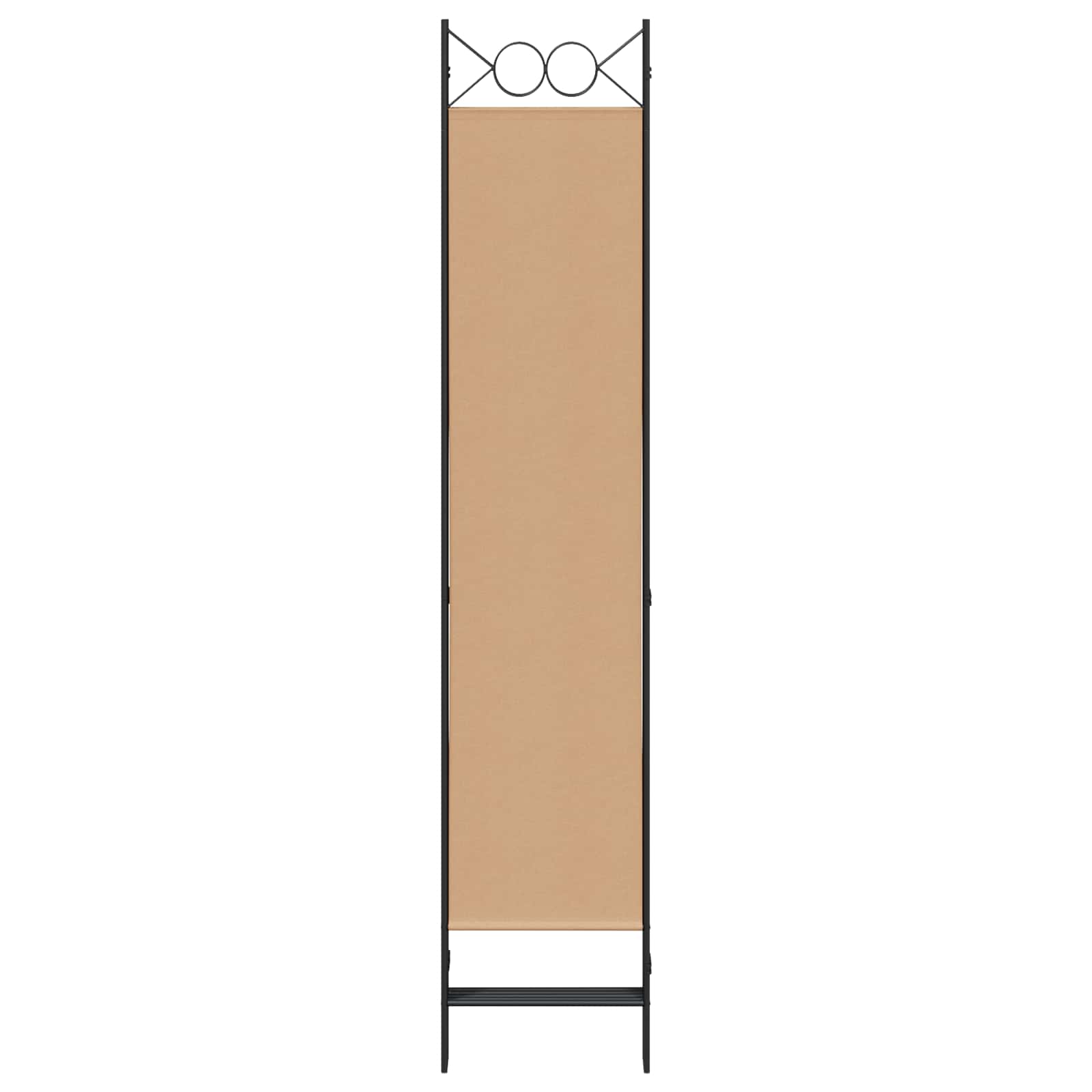 Paravento a 5 Pannelli Beige 200 x 200 cm Tessuto | homemem39