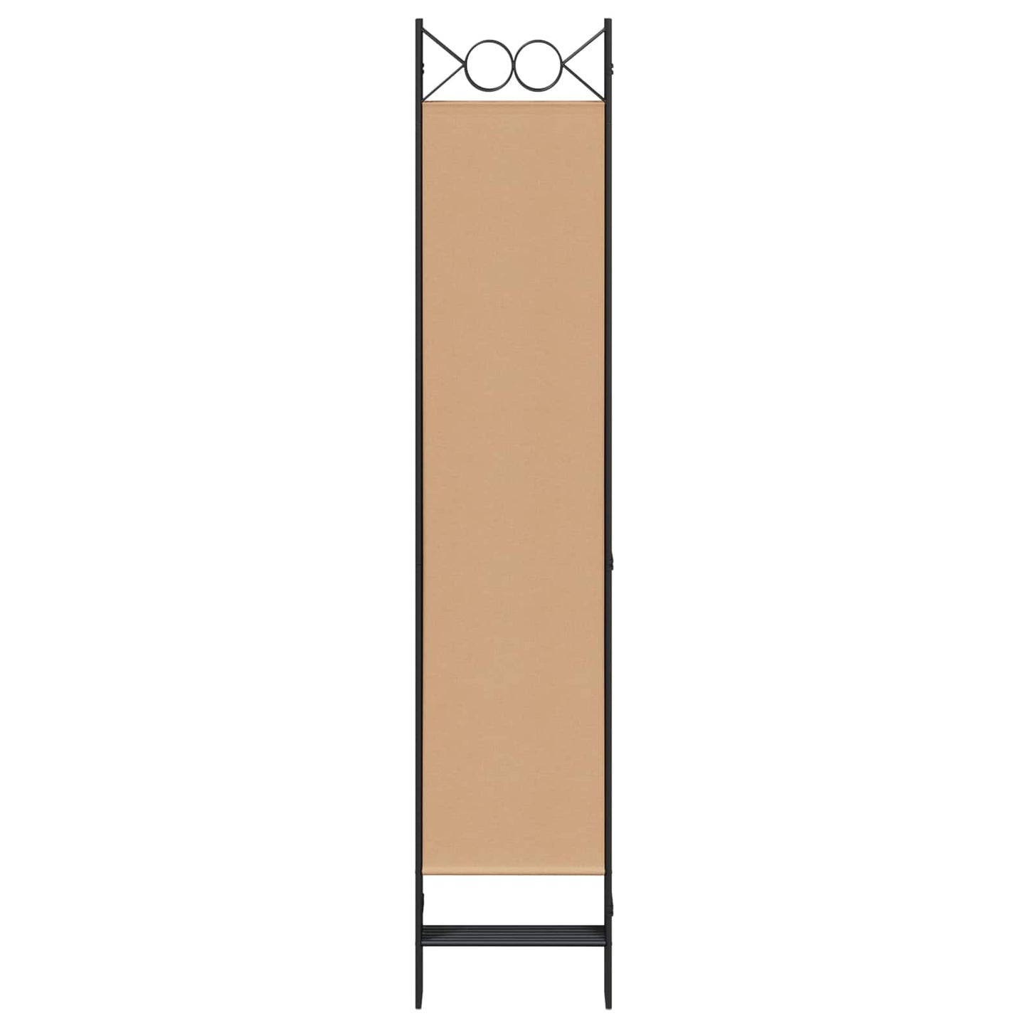 Divisore per Stanza a 6 Pannelli Beige 240 x 200 cm Tessuto