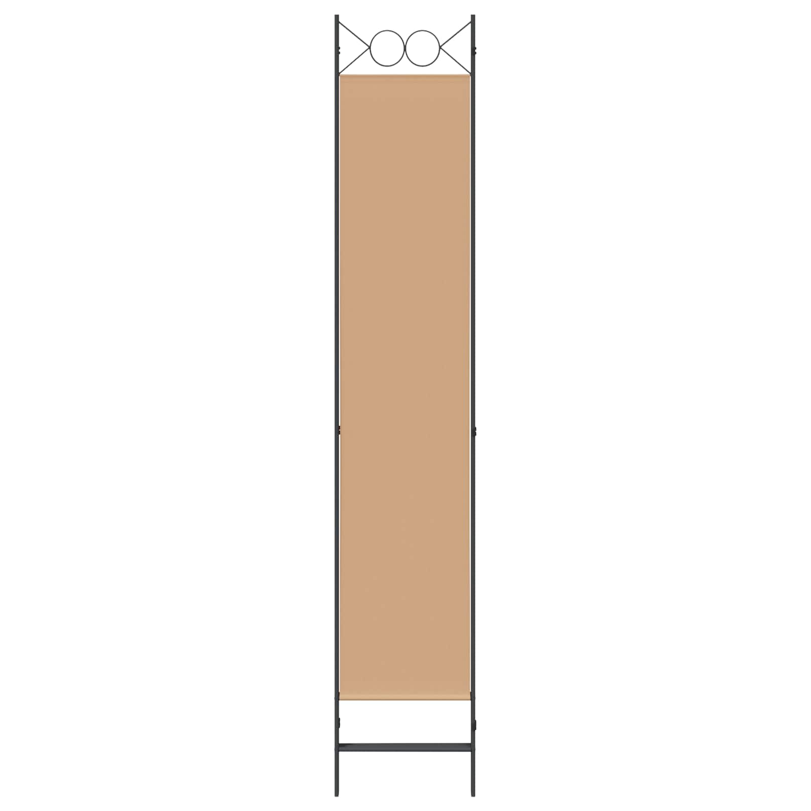 Paravento a 3 pannelli Beige 120 x 220 cm Tessuto | homemem39