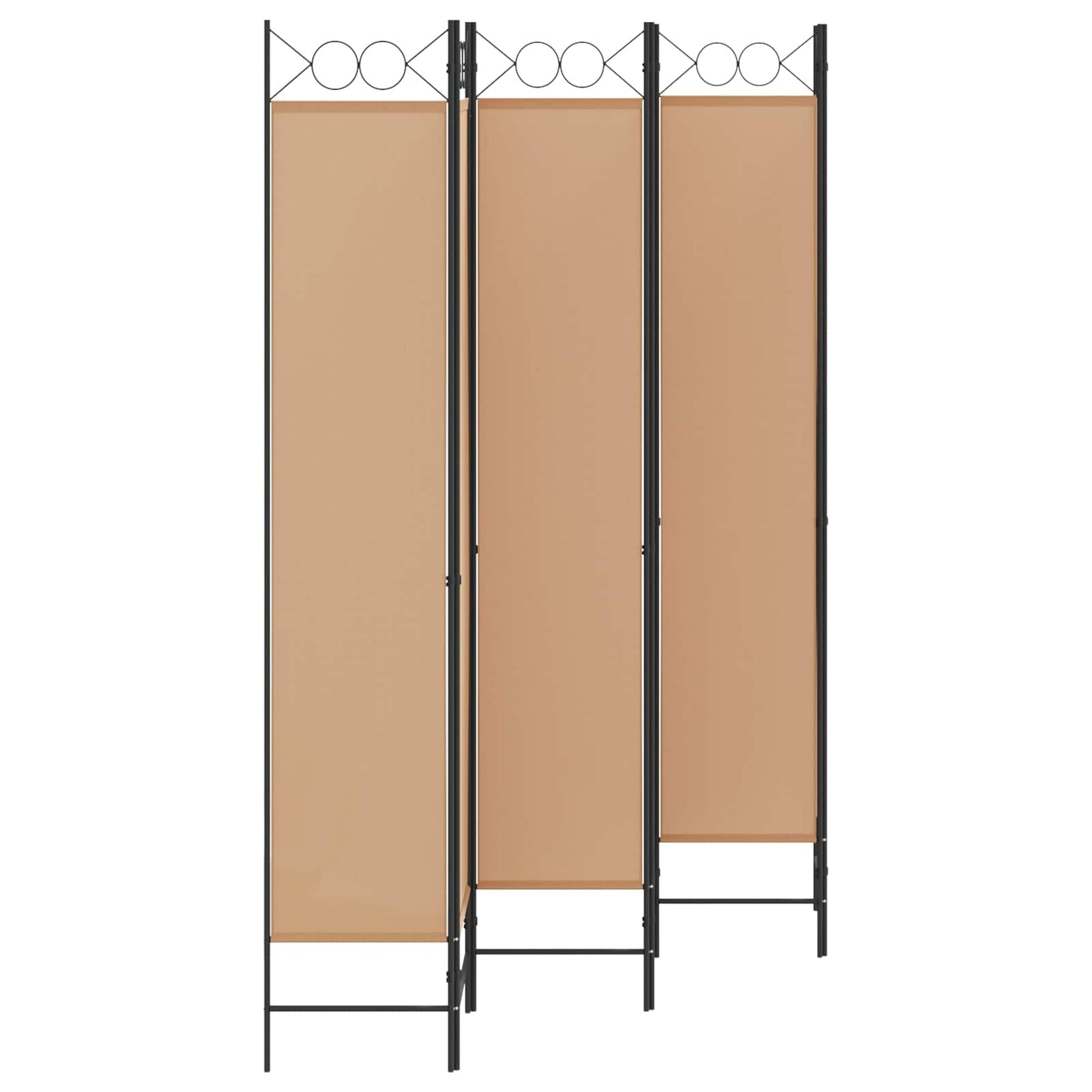 Divisore per Stanza a 6 Pannelli Beige 240 x 220 cm Tessuto