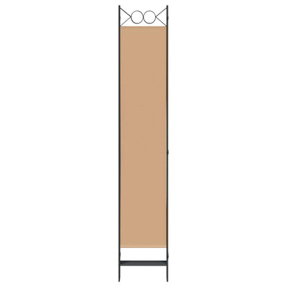 Divisore per Stanza a 6 Pannelli Beige 240 x 220 cm Tessuto