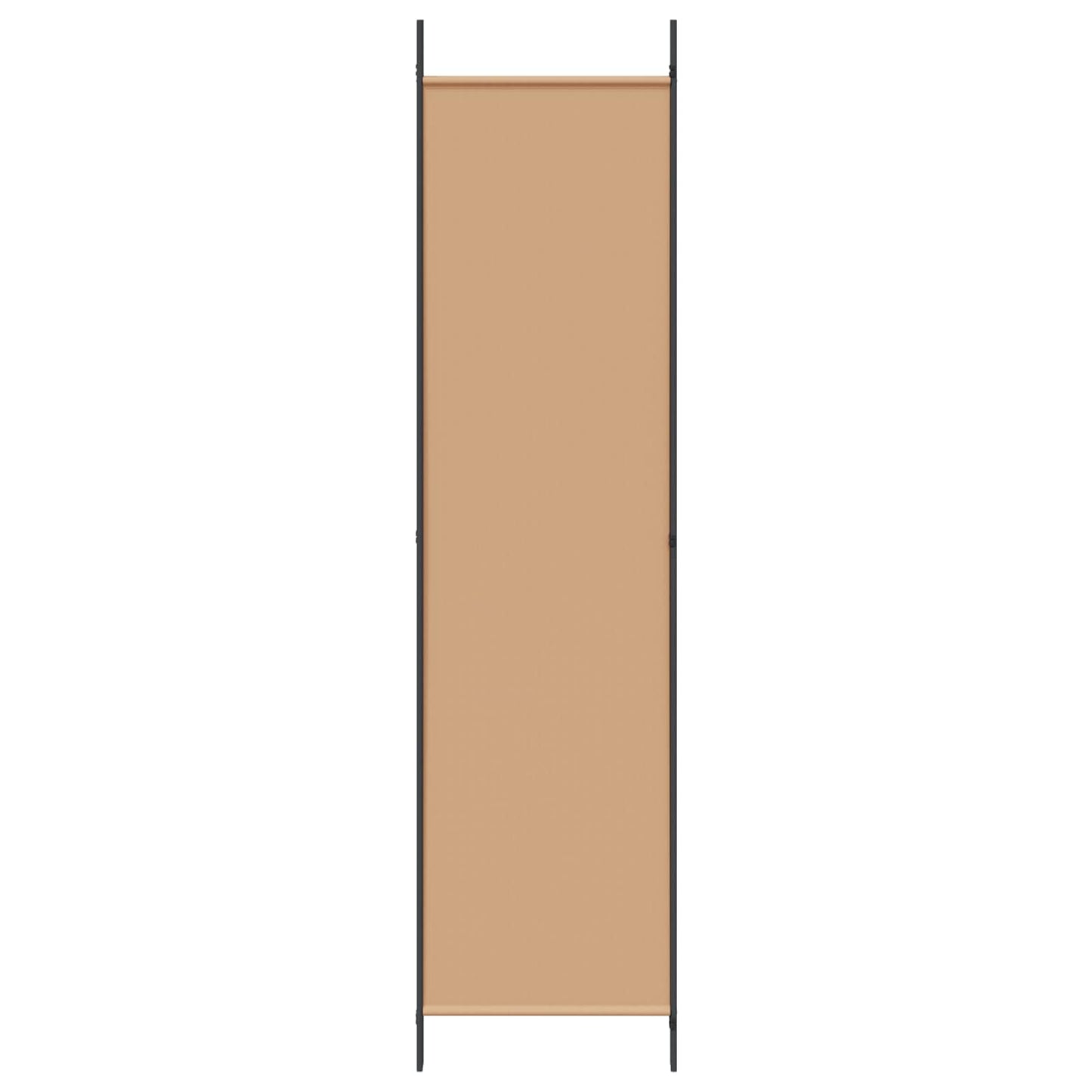 Paravento a 3 pannelli Beige 150 x 200 cm Tessuto