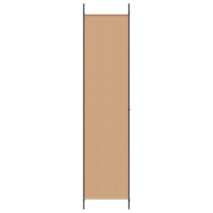 Paravento a 3 pannelli Beige 150 x 220 cm Tessuto