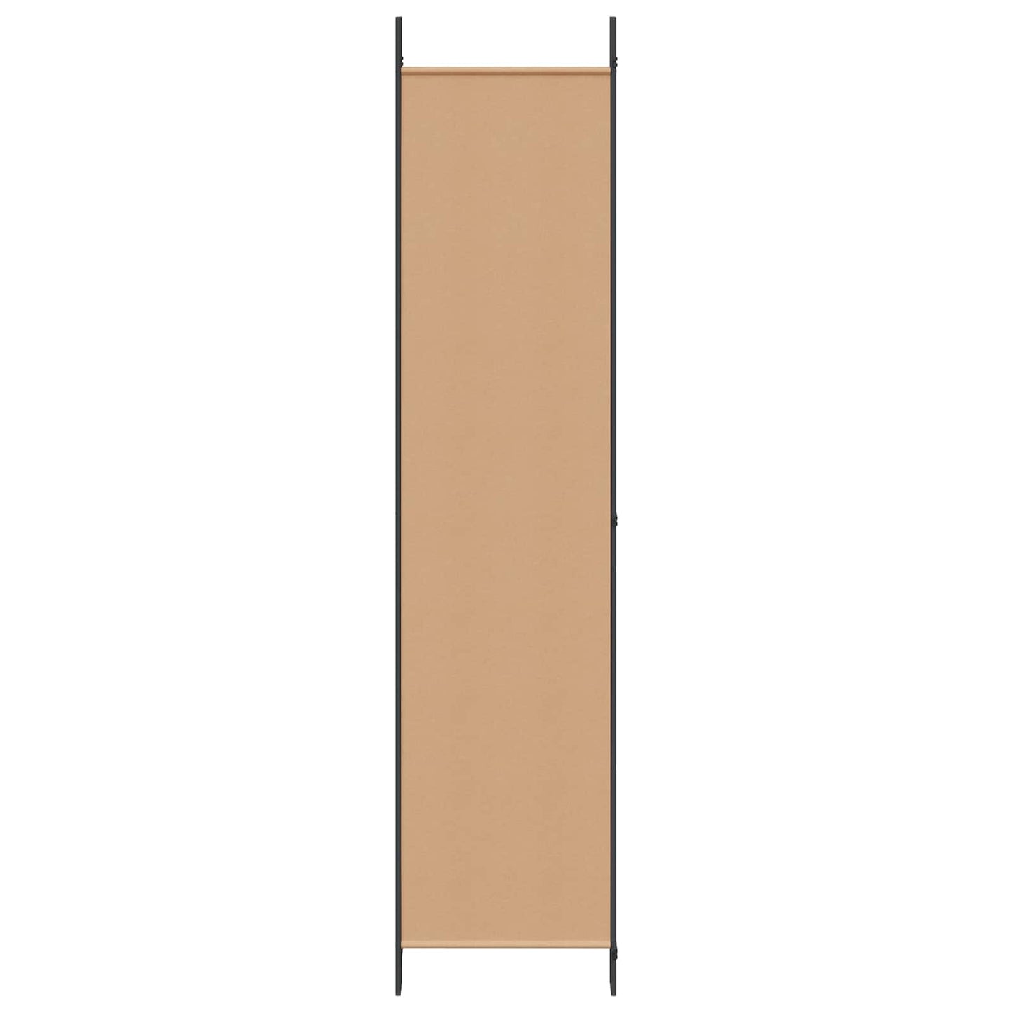 Paravento a 4 Pannelli Beige 200 x 220 cm Tessuto