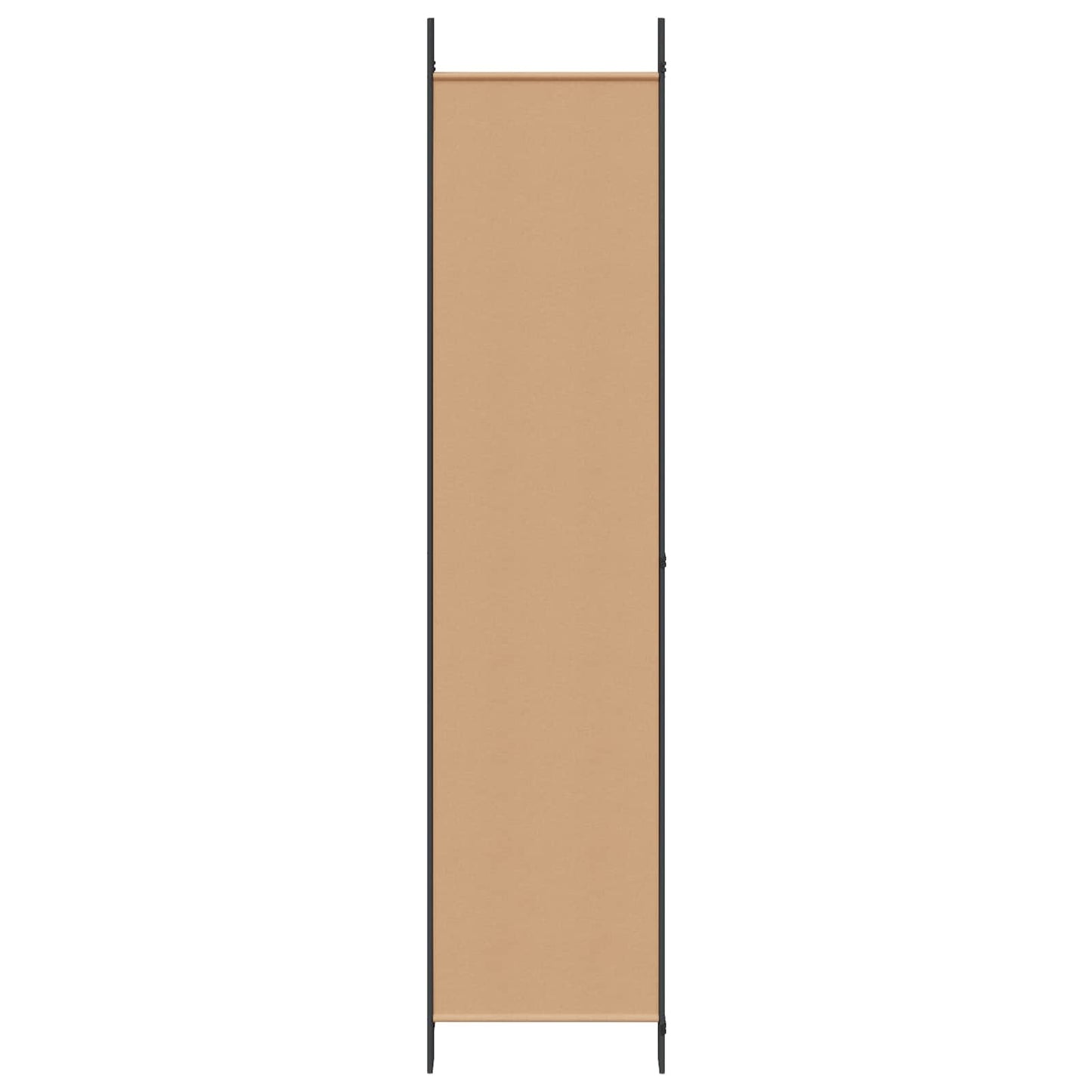 Paravento a 5 Pannelli Beige 250 x 220 cm Tessuto
