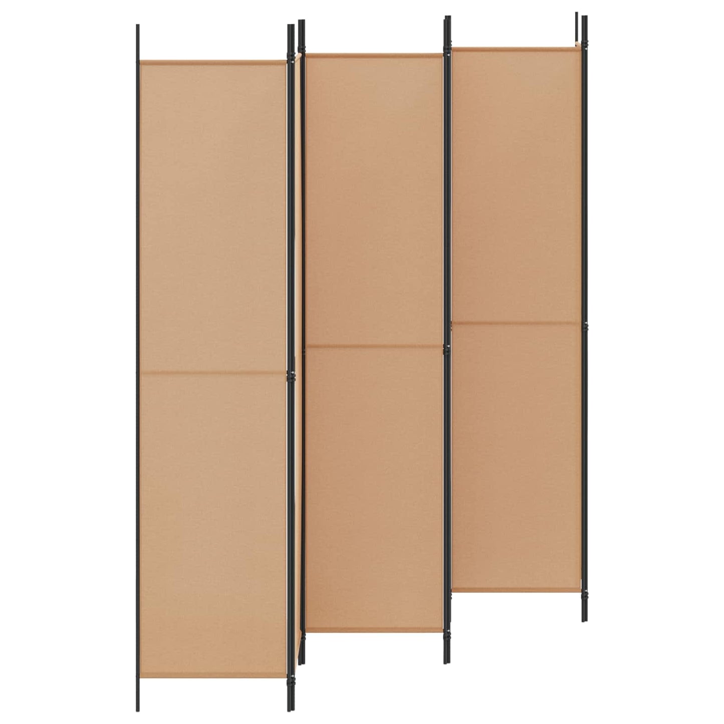 Divisore per Stanza a 6 Pannelli Beige 300 x 220 cm Tessuto