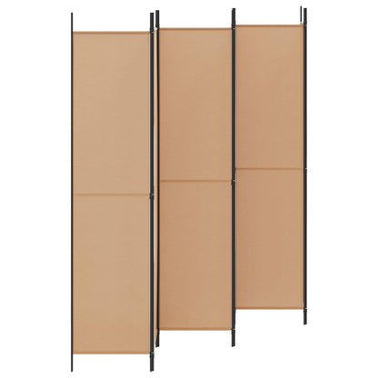 Divisore per Stanza a 6 Pannelli Beige 300 x 220 cm Tessuto