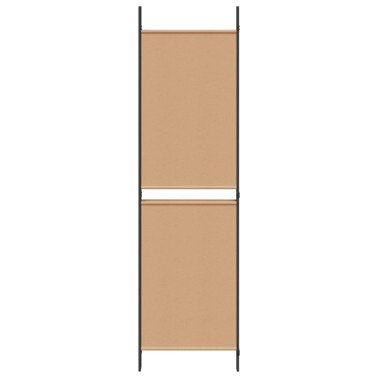 Paravento a 4 pannelli Beige 200 x 180 cm Tessuto