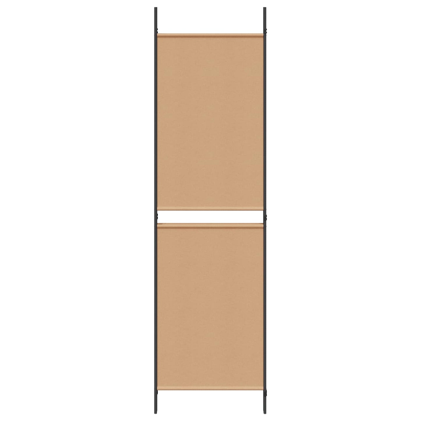 Paravento a 3 pannelli Beige 150 x 200 cm Tessuto