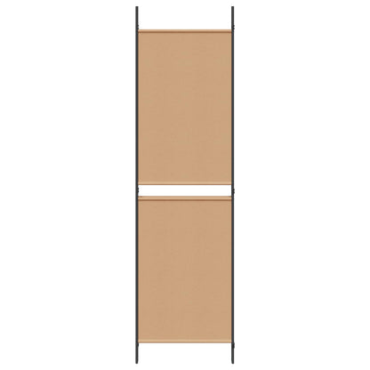 Paravento a 3 pannelli Beige 150 x 200 cm Tessuto