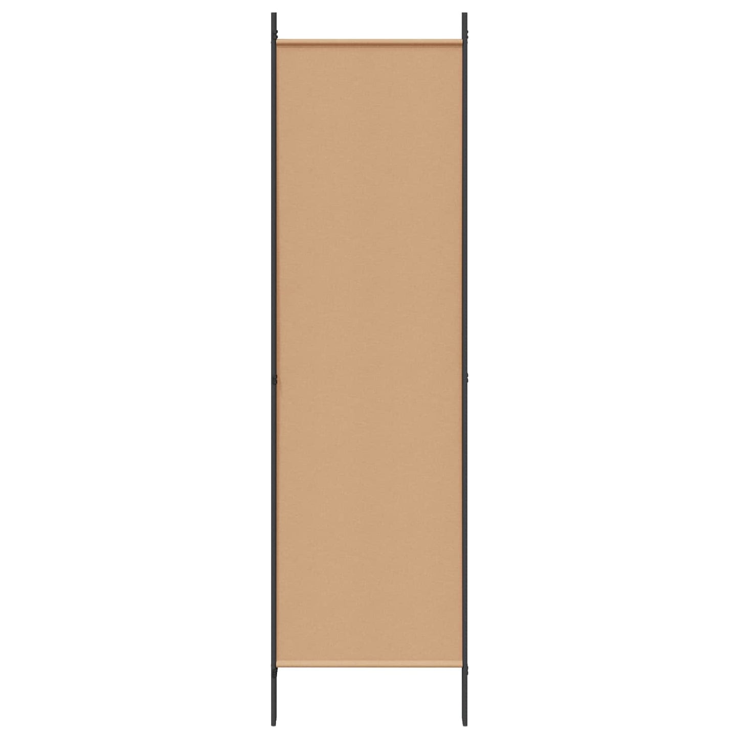 Paravento a 4 Pannelli Beige 200 x 200 cm Tessuto