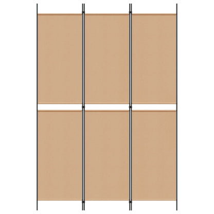 Pannello Divisorio a 3 Pannelli Beige 150 x 220 cm Tessuto