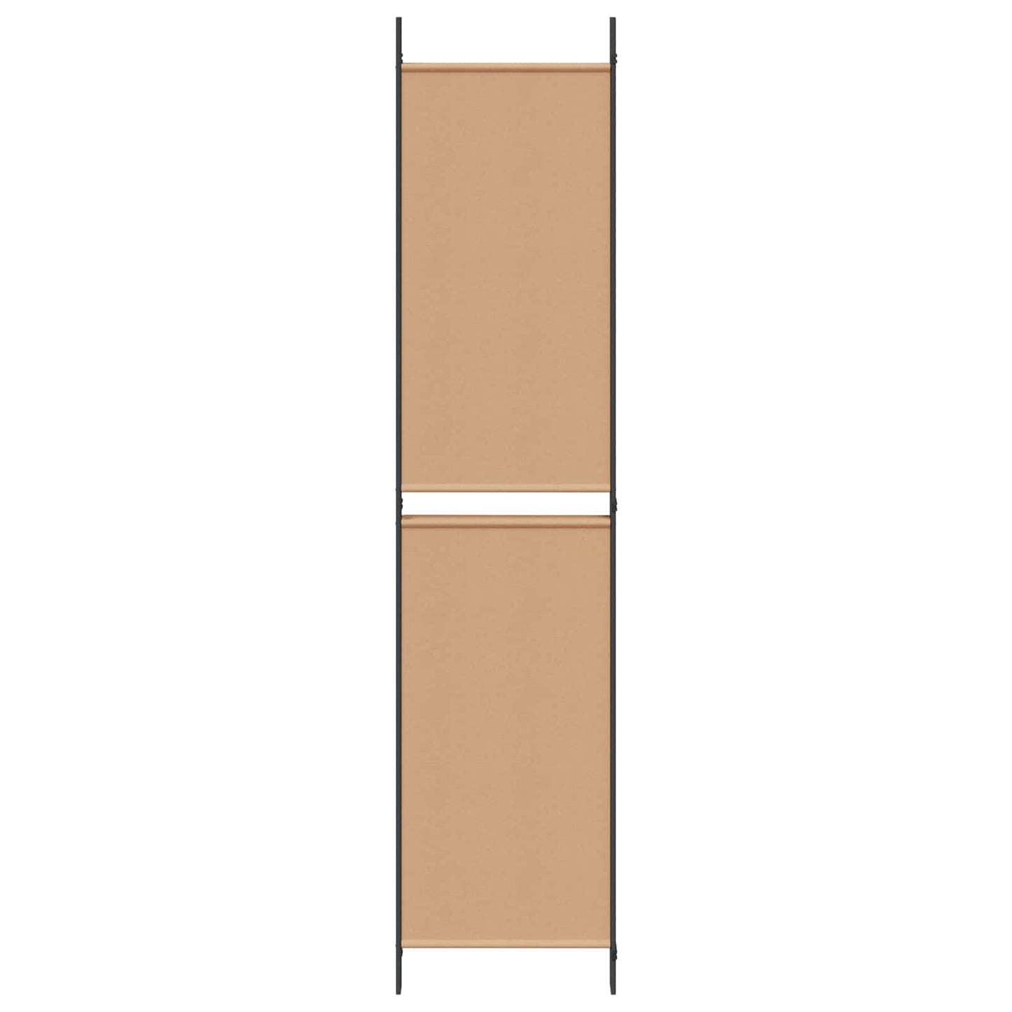 Paravento a 4 pannelli Beige 200 x 220 cm Tessuto