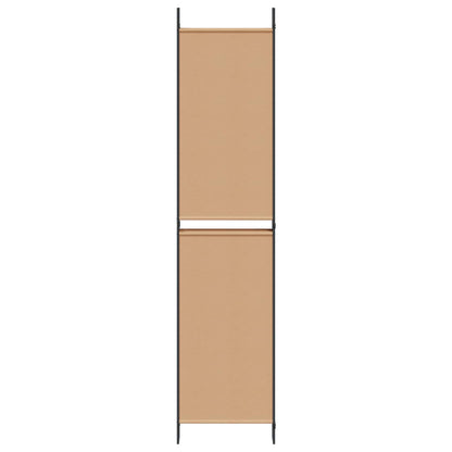 Divisore per Stanza a 6 Pannelli Beige 300 x 220 cm Tessuto