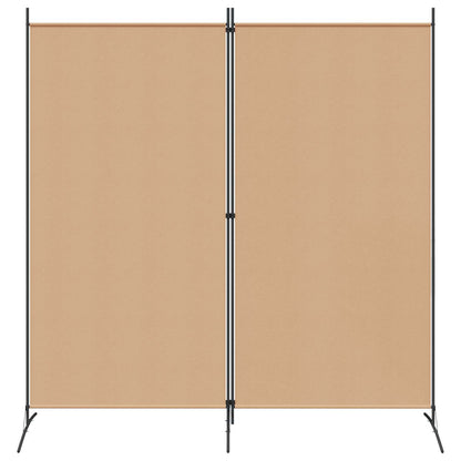Divider Stanza a 2 Pannelli Beige 175 x 180 cm Tessuto