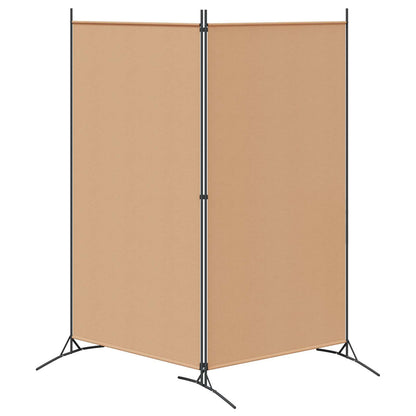 Divider Stanza a 2 Pannelli Beige 175 x 180 cm Tessuto