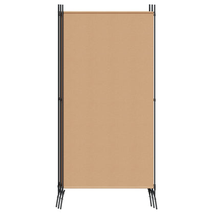 Paravento a 5 Pannelli Beige 433 x 180 cm Tessuto