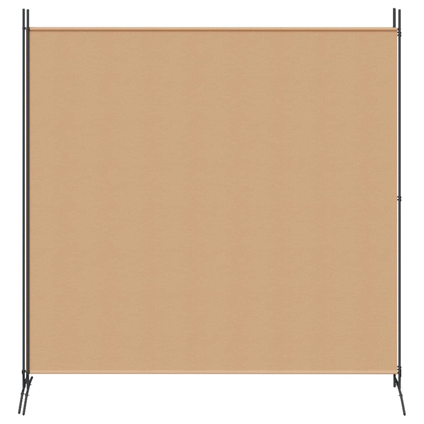 Divider Stanza a 2 Pannelli Beige 348 x 180 cm Tessuto