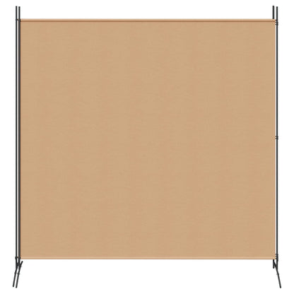 Divider Stanza a 2 Pannelli Beige 348 x 180 cm Tessuto
