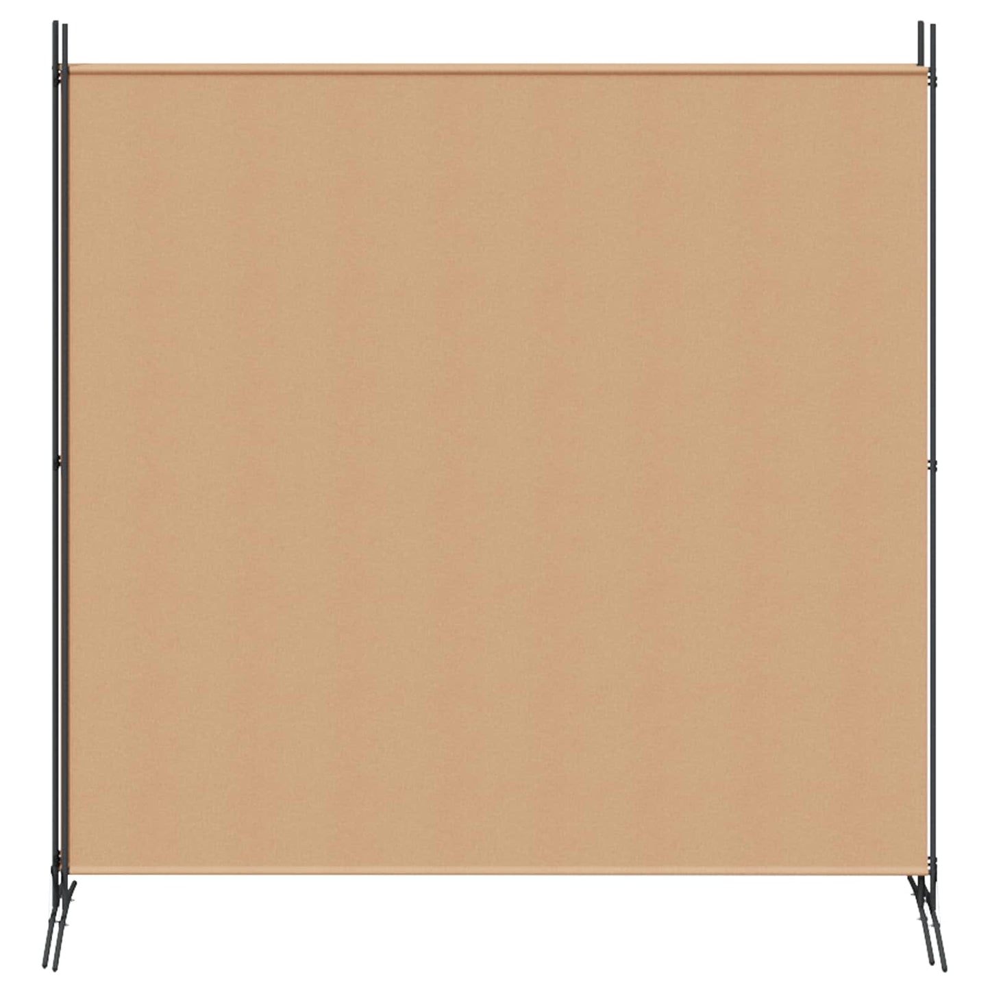 Paravento a 4 Pannelli Beige 525 x 180 cm Tessuto