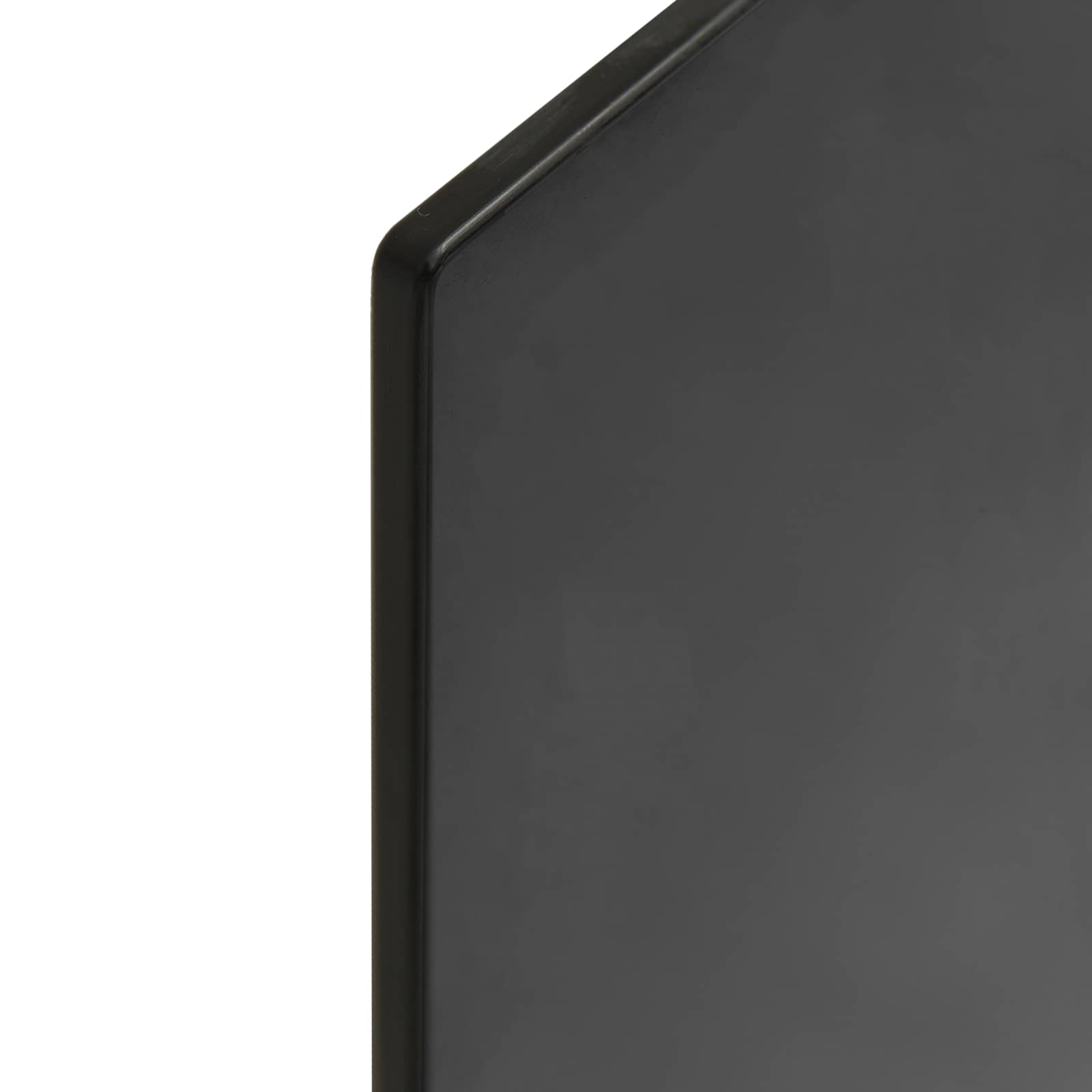 Piano del tavolo 4 pcs Nero Vetro | homemem39