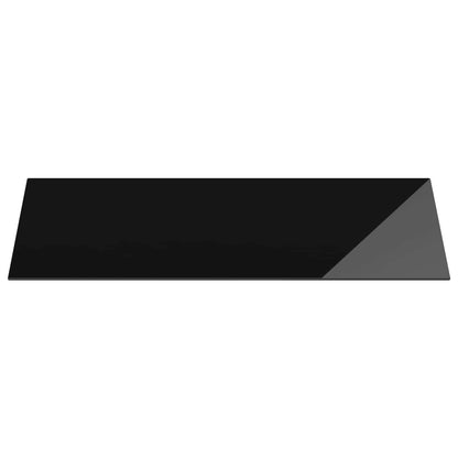 Piano del tavolo 4 pcs Nero Vetro | homemem39