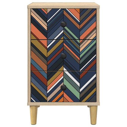 Armadio da Notte OMMEN Rovere Sonoma 36 x 33 x 60 cm | homemem39