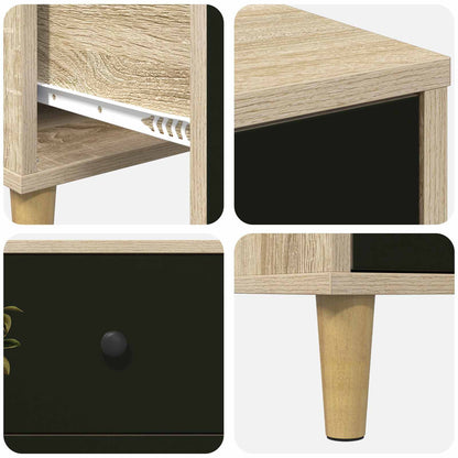 Cassettiera BREMEN Stampa di Magnolia 66 x 36,5 x 75 cm Sonoma | homemem39