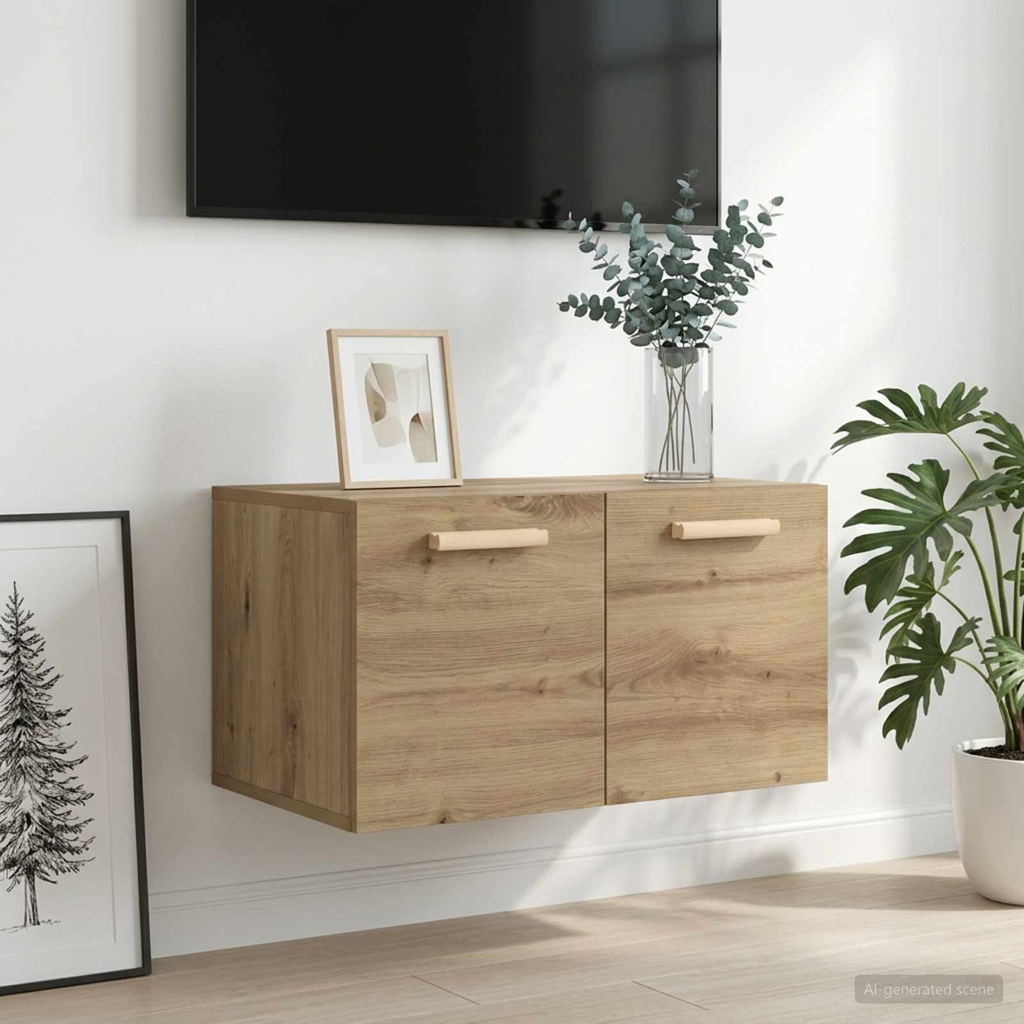 Armadietto a muro 60 x 36,5 x 35 cm Legno ingegnerizzato