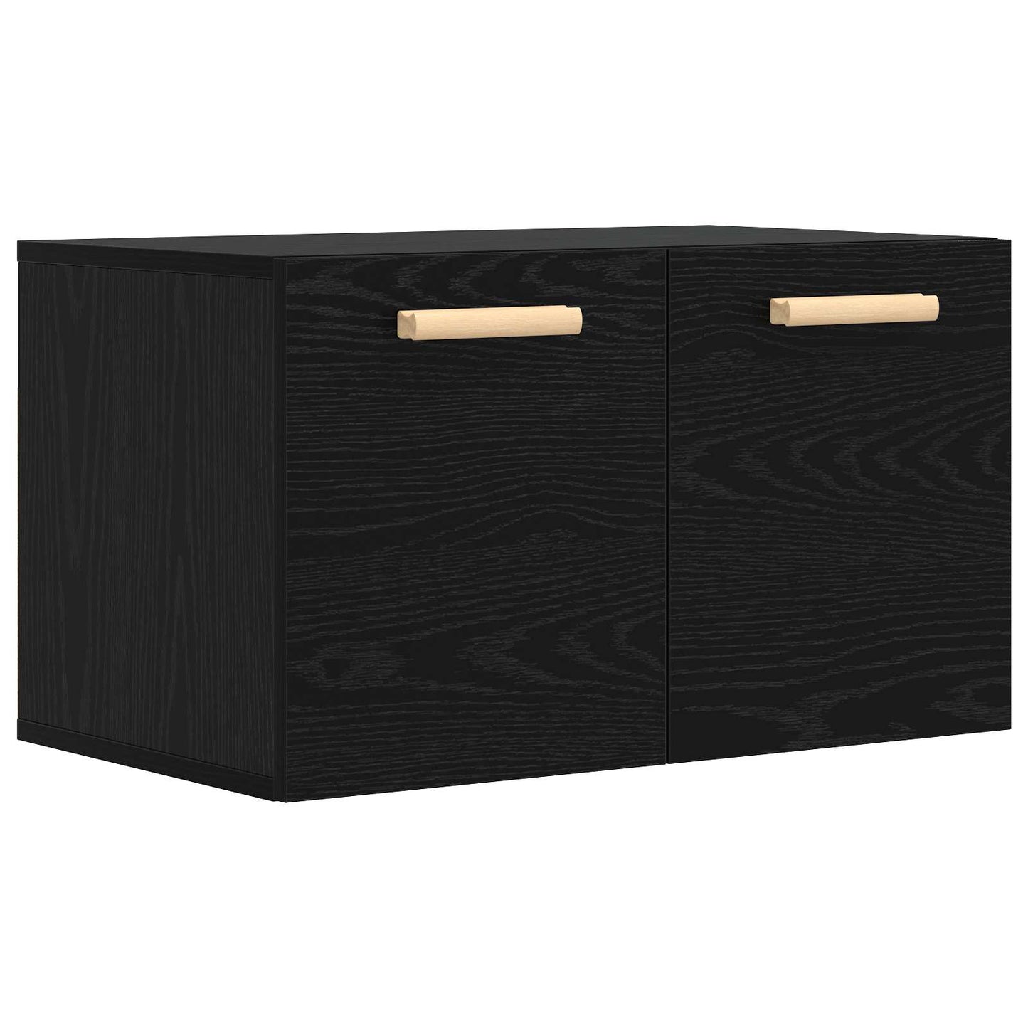 Armadietto a muro Rovere nero 60 x 36,5 x 35 cm