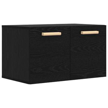 Armadietto a muro Rovere nero 60 x 36,5 x 35 cm