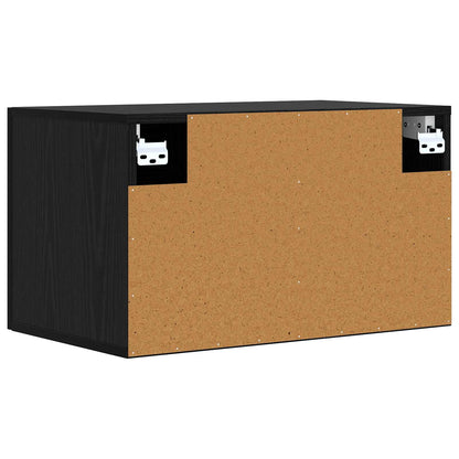 Armadietto a muro Rovere nero 60 x 36,5 x 35 cm