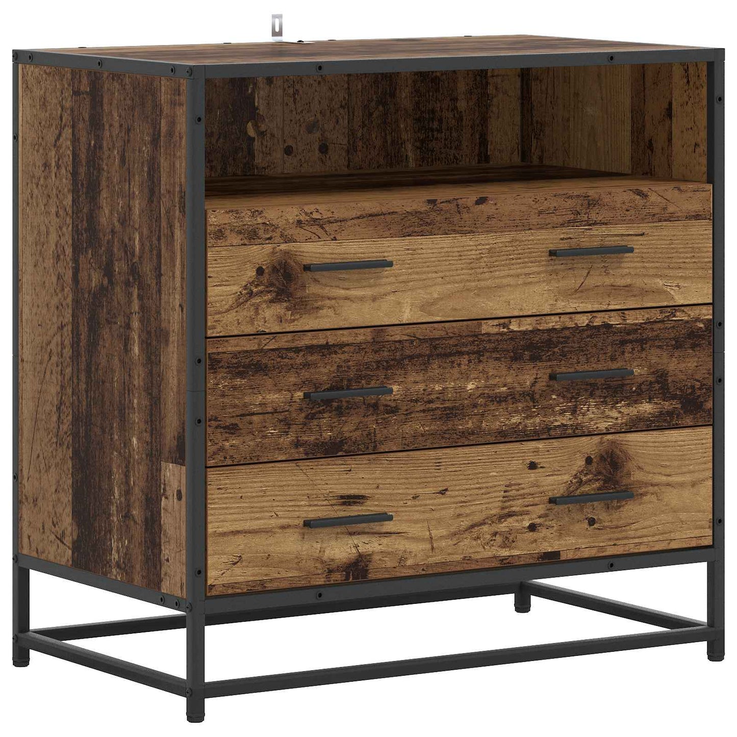 Mobile con Cassetti 3-Cassetto Legno antico 70 x 41 x 70 cm