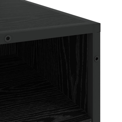 Mobile con Cassetti 3-Cassetto Rovere nero 70 x 41 x 70 cm