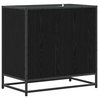 Mobile con Cassetti 3-Cassetto Rovere nero 70 x 41 x 70 cm