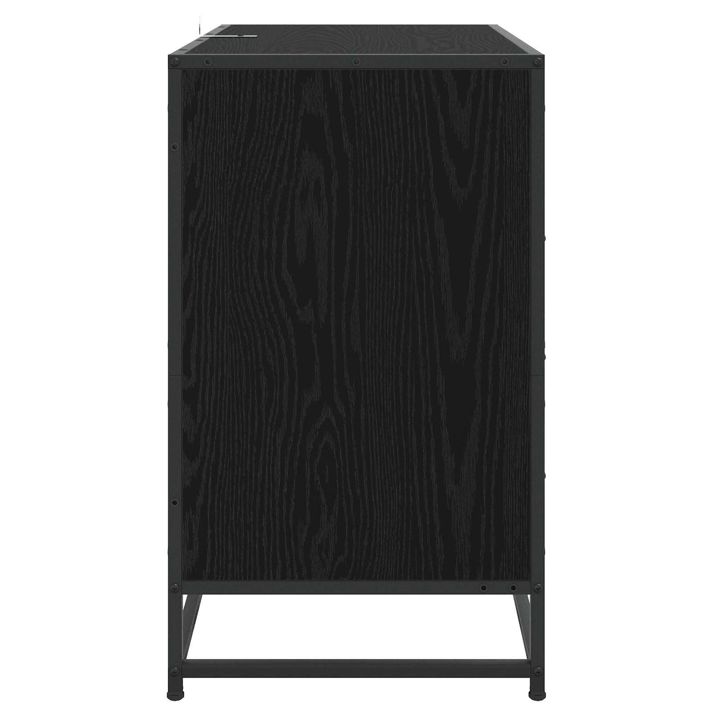 Mobile con Cassetti 3-Cassetto Rovere nero 70 x 41 x 70 cm