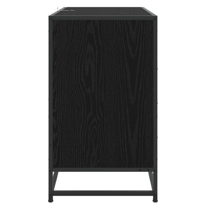 Mobile con Cassetti 3-Cassetto Rovere nero 70 x 41 x 70 cm
