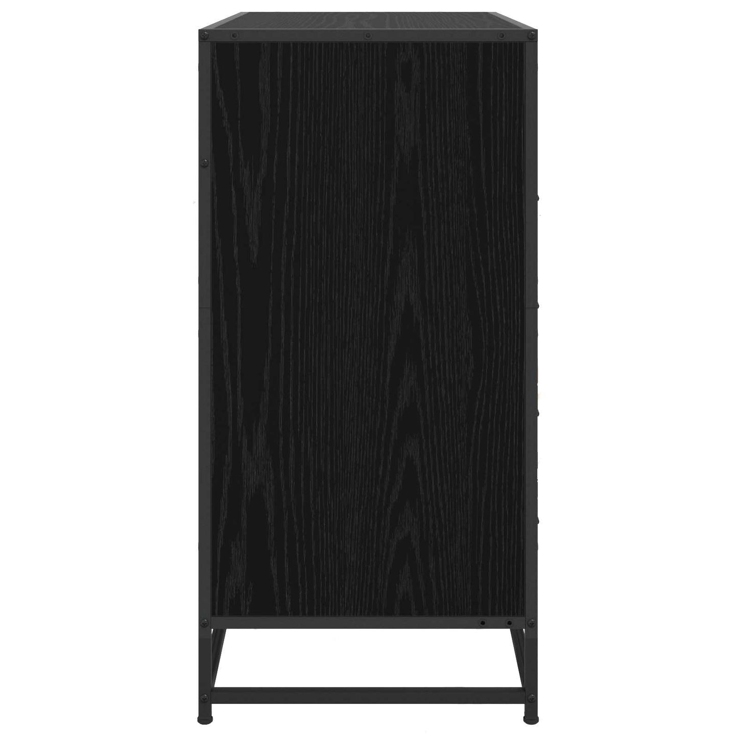 Mobile con Cassetti 4-Cassetto Rovere nero 70 x 41 x 83,5 cm