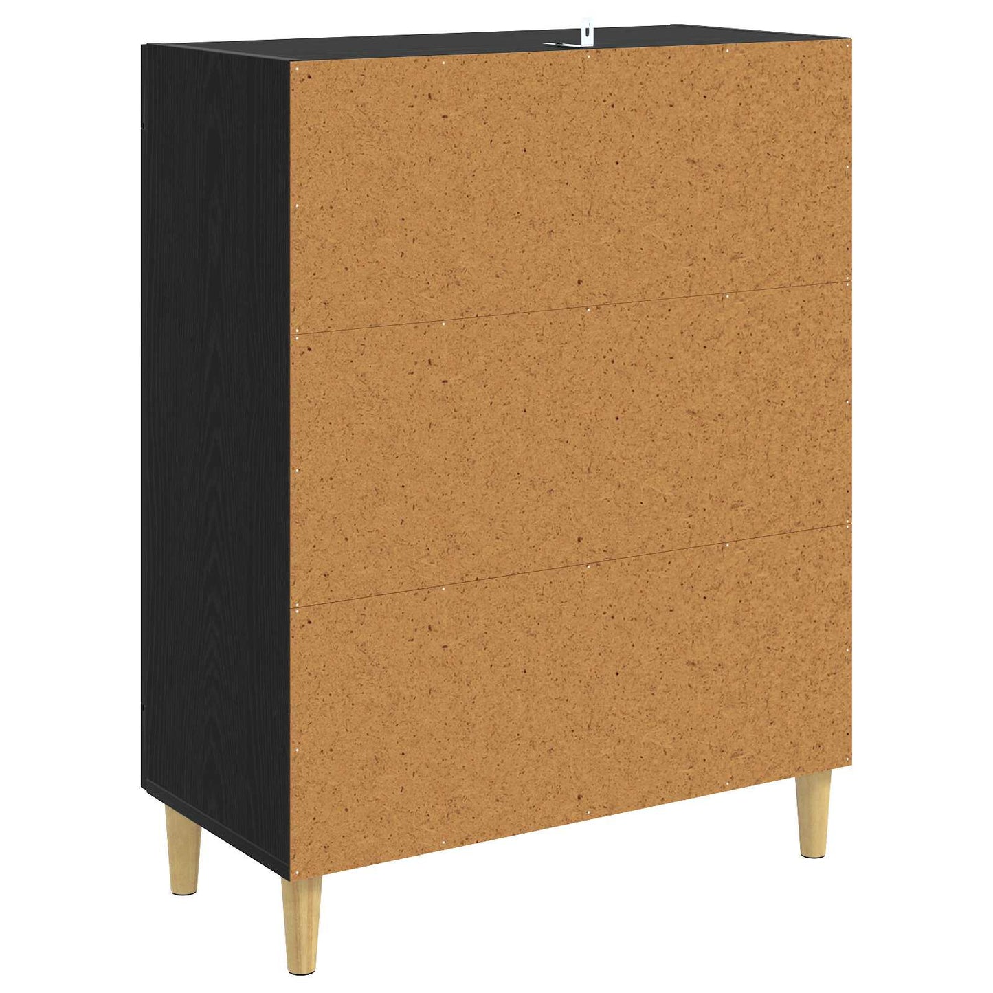 Credenza Rovere Nero 69,5 x 34 x 90 cm Legno ingegnerizzato