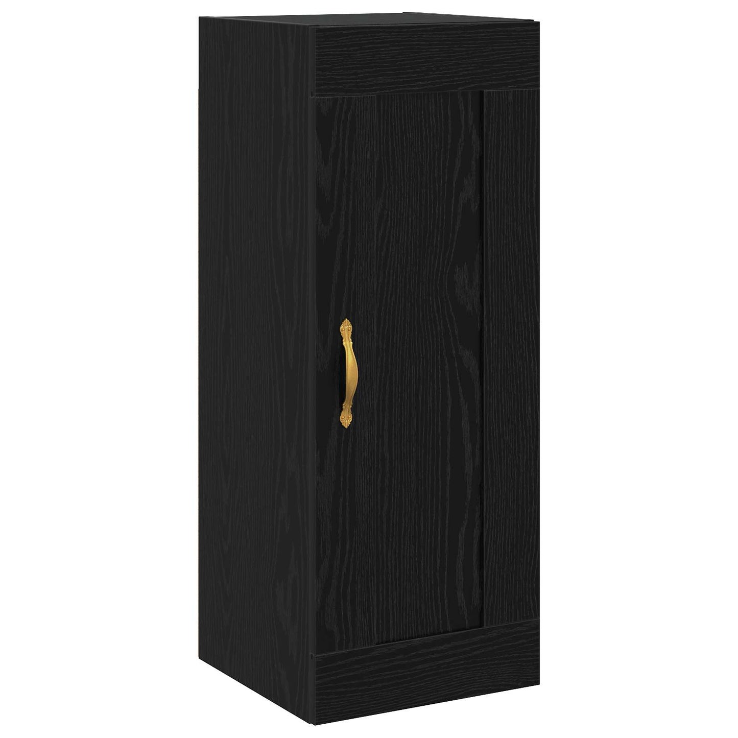 Armadietto a muro Rovere Nero 34,5 x 34 x 90 cm