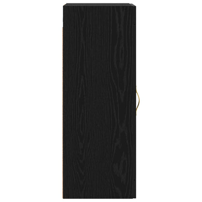 Armadietto a muro Rovere Nero 34,5 x 34 x 90 cm